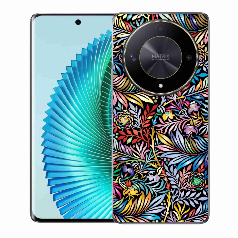 Gél borító mmCase a Honor Magic 6 Lite 5G számára - virágok 5