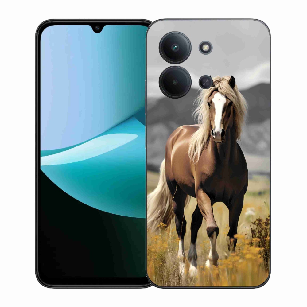 Gél borítás mmCase for Xiaomi Redmi 15C 4G (171mm)/Poco C85 4G (171mm) - barna ló 1