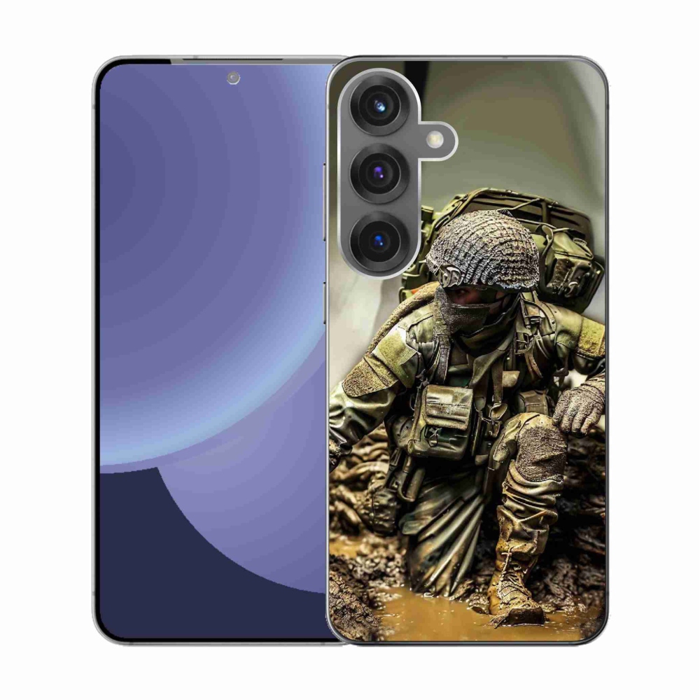 Gél védőhuzat mmCase Samsung Galaxy S25 - katonás