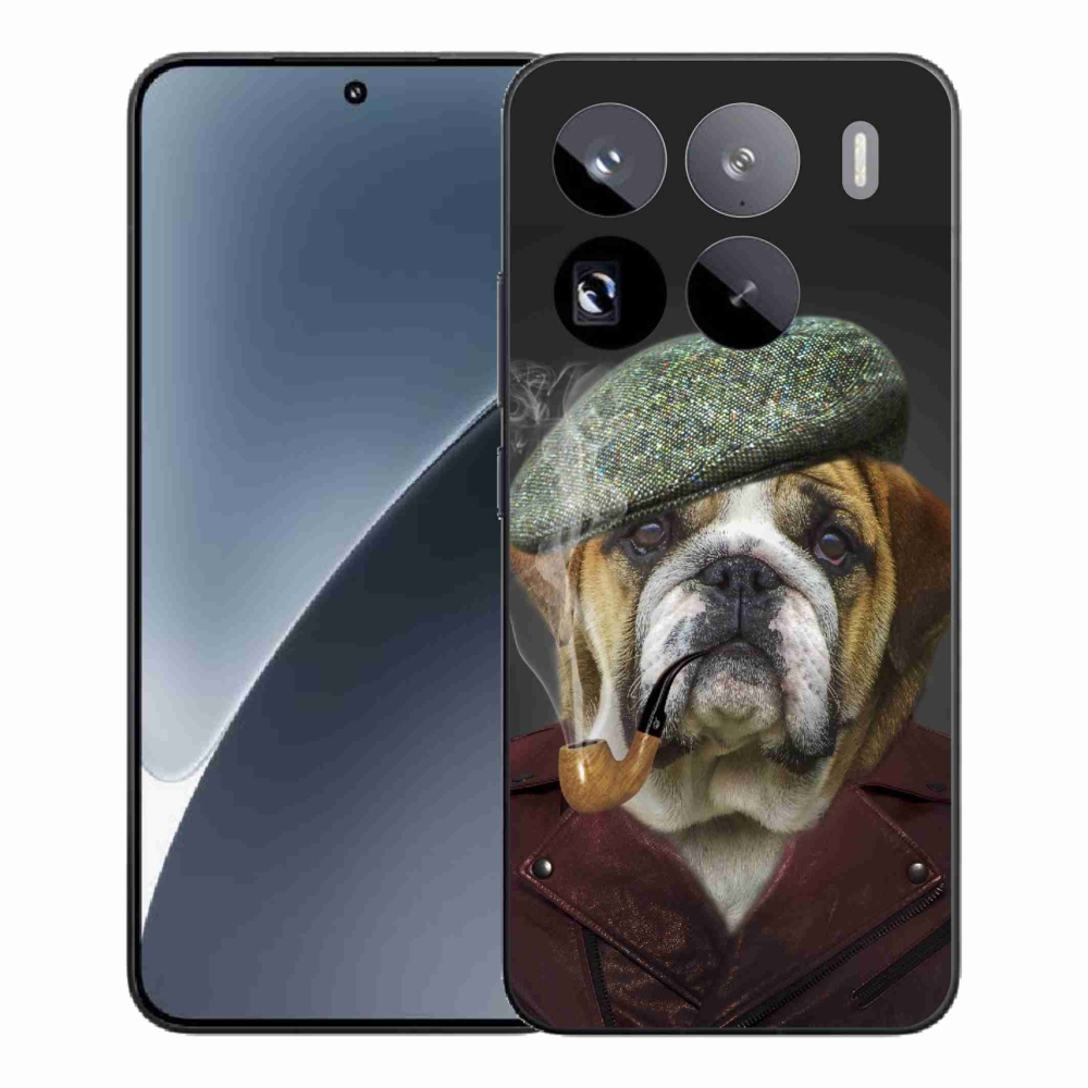 Gél borítás mmCase a Xiaomi 15 Pro számára - kutya csővel