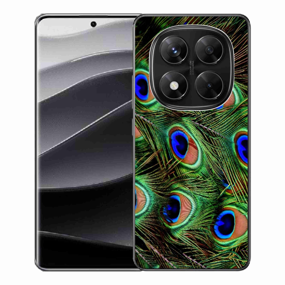 Gél borítás mmCase a Xiaomi Redmi Note 14 Pro 5G/Poco X7 5G számára - pávatoll