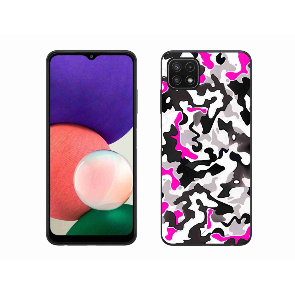 Zselés borítás mmCase Samsung Galaxy A22 5G - terepszínű mintázat 5