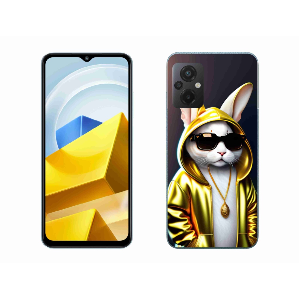 Gél borítás mmCase a Xiaomi Poco M5 4G-hez - cat boss