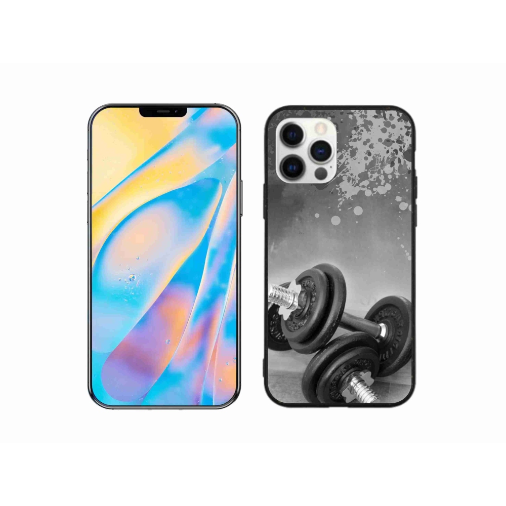 Zselés borítás mmCase iPhone 12 készülékhez - súlyzók 1
