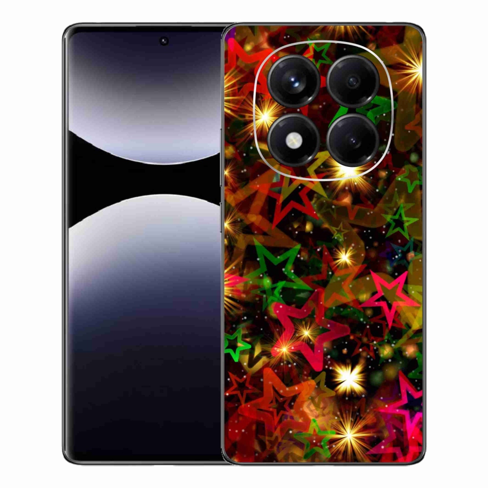 Gél borítás mmCase a Xiaomi Redmi Note 14 Pro számára - színes csillagok