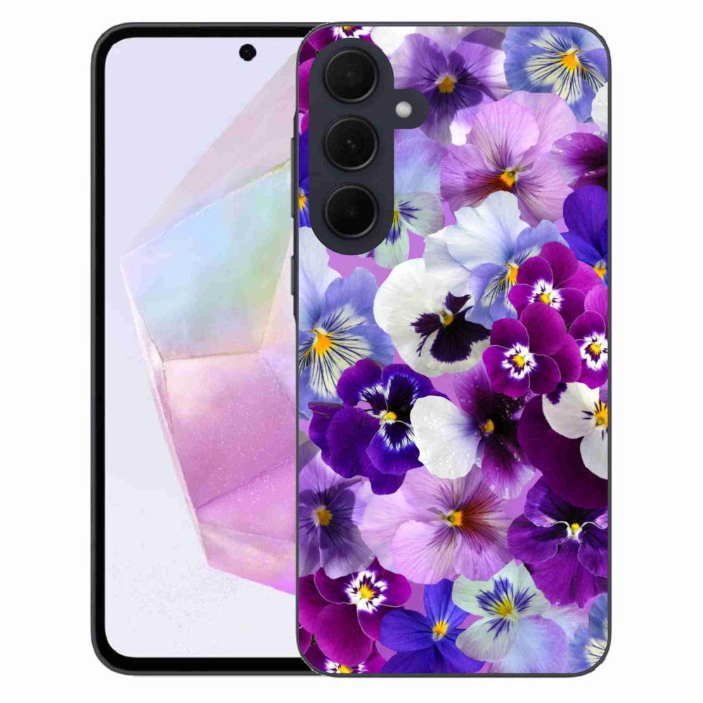 Gél borító mmCase Samsung Galaxy A35 5G - virágok 9