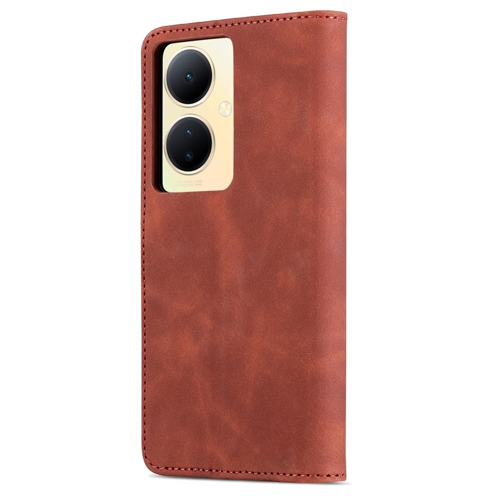 AZNS könyv tok a Vivo V29 Lite 5G-hez - barna