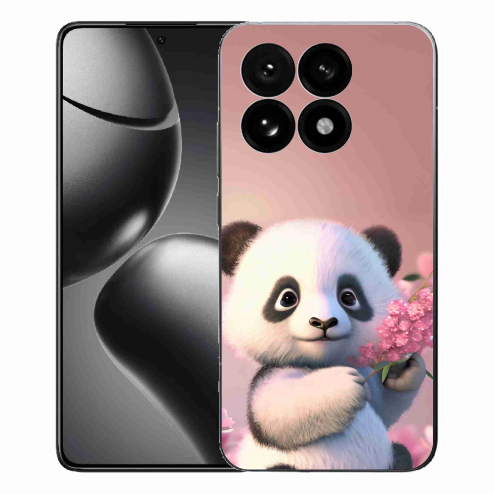 Gél borító mmCase a Xiaomi 15T-hez - aranyos panda