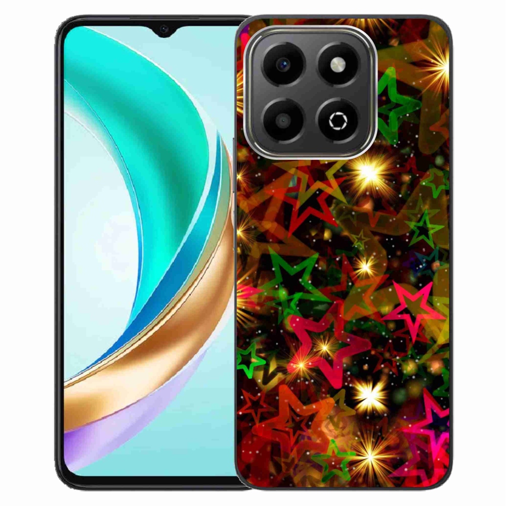 Zselés borítás mmCase a Honor X6b készülékhez - színes csillagok