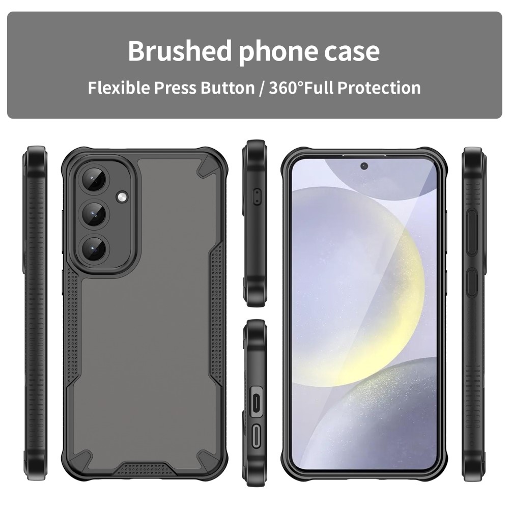 Fagyasztott, tartós borítás Samsung Galaxy S25+ készülékhez - fekete