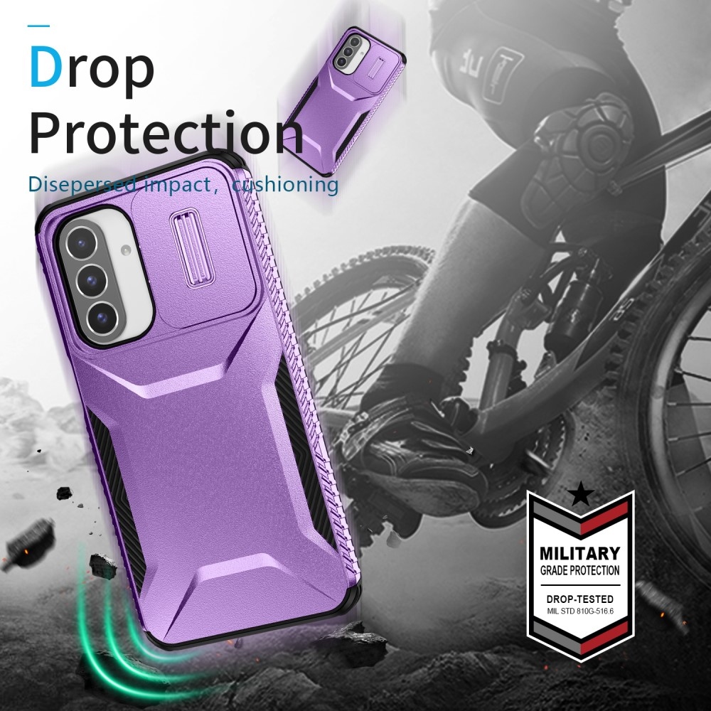 Csúszásálló, tartós borító Samsung Galaxy A26 5G készülékhez - lila