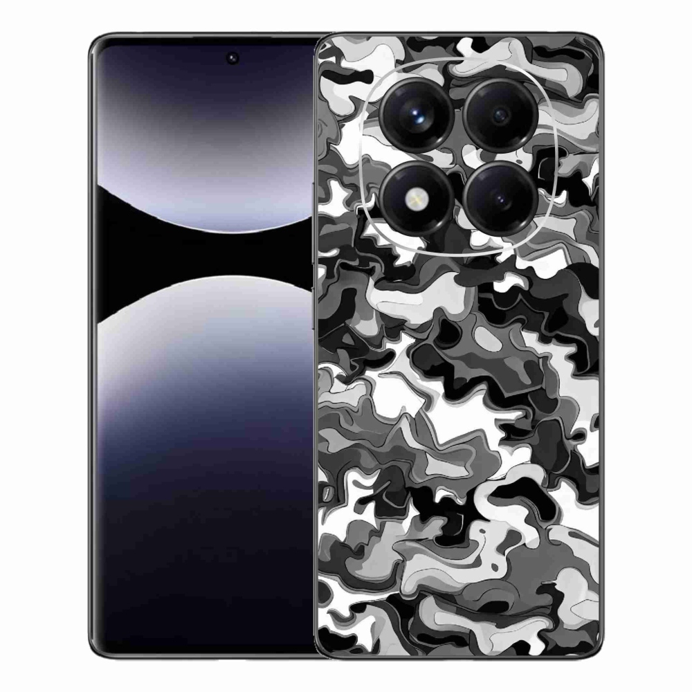 Gél borítás mmCase a Xiaomi Redmi Note 14 Pro készülékhez - terepszínű minta 3