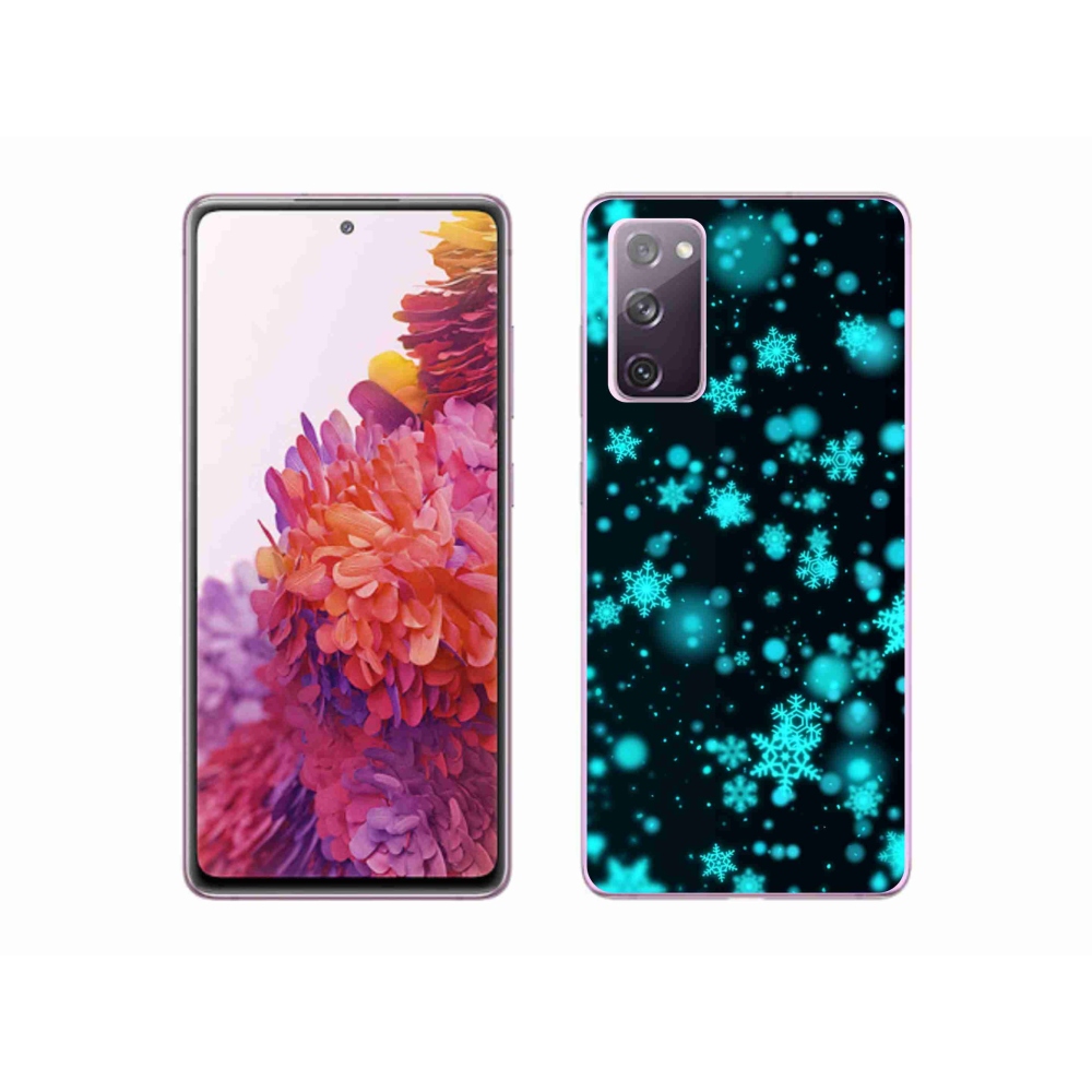 Gél védőhuzat mmCase Samsung Galaxy S20 FE - hópelyhek 1