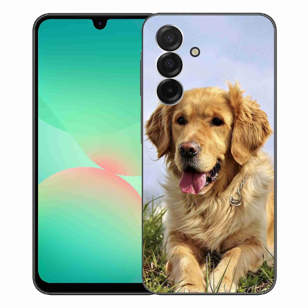 Gél borítás mmCase Samsung Galaxy A26 5G - arany retrieverhez