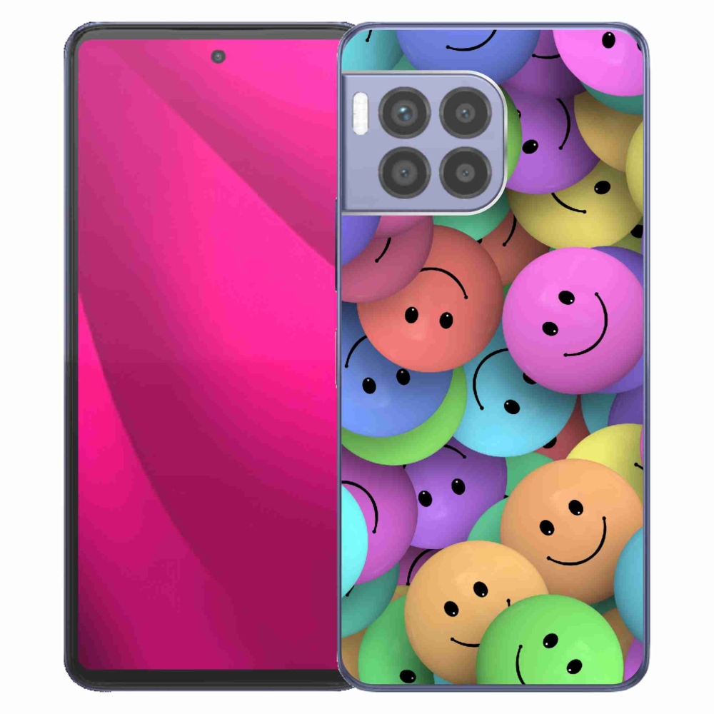 Zselés borítás mmCase a T-Mobile T Phone 2 Pro készülékhez - színes smiley-k