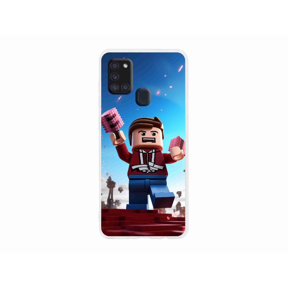 Zselés borítás mmCase Samsung Galaxy A21s készülékhez - roblox 2