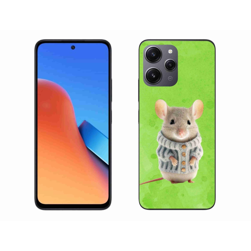 Gél borítás mmCase a Xiaomi Redmi 12-hez - egér pulóverben
