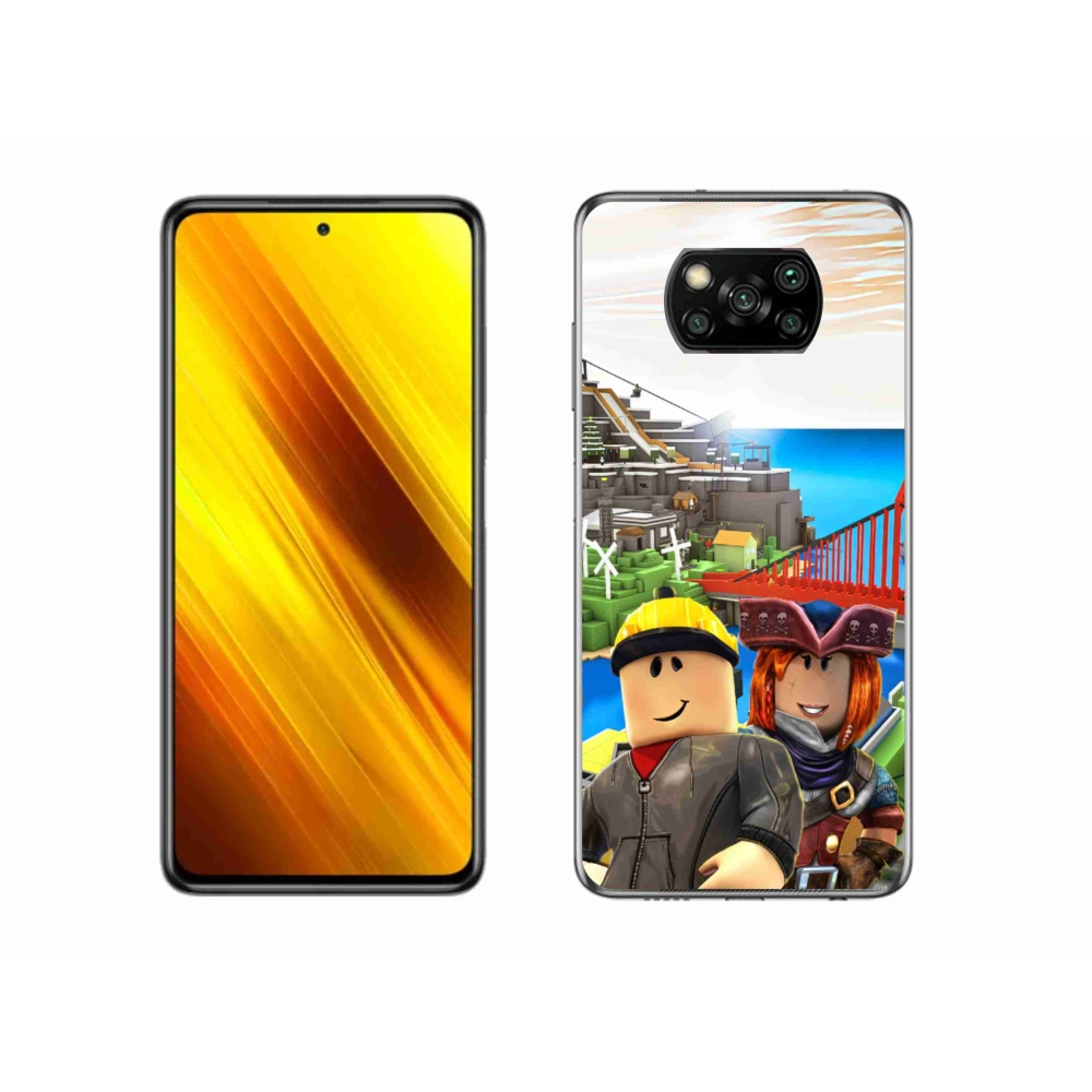 Gél borítás mmCase a Xiaomi Poco X3 Pro készülékhez - roblox 1