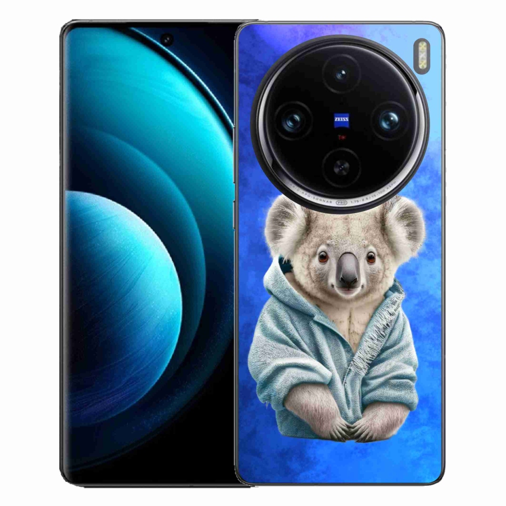 Zselés borítás mmCase a Vivo X100 Pro 5G készülékhez - koala pulóverben