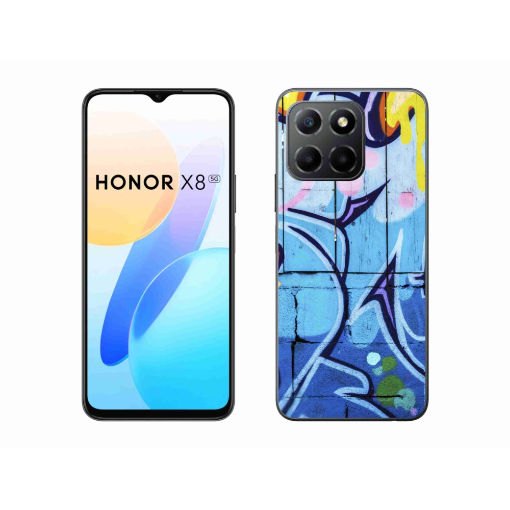 Zselés borítás mmCase a Honor X8 5G készülékhez - graffiti