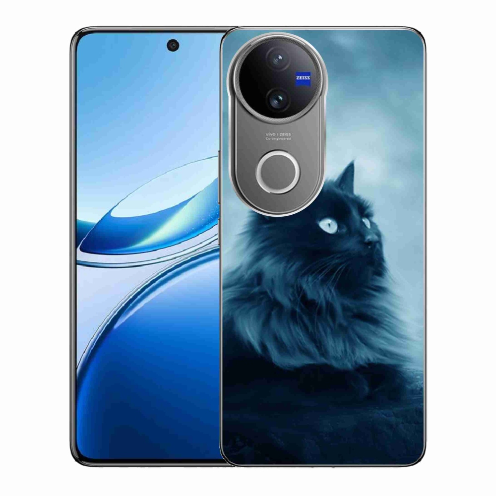 Gél védőburkolat mmCase a Vivo V50 5G készülékhez - fekete cat 1