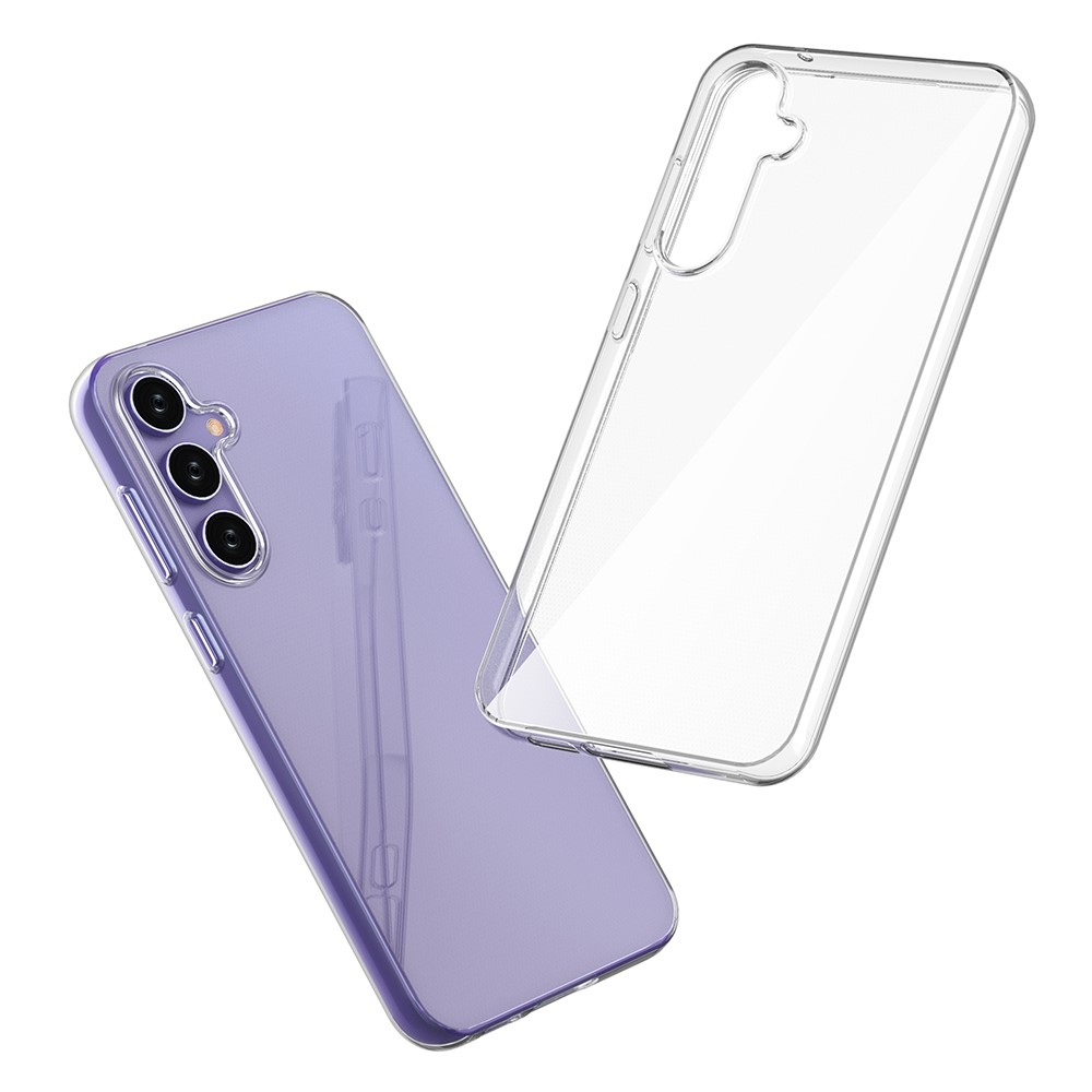 Átlátszó zselés tok Samsung Galaxy S23 FE készülékhez - átlátszó