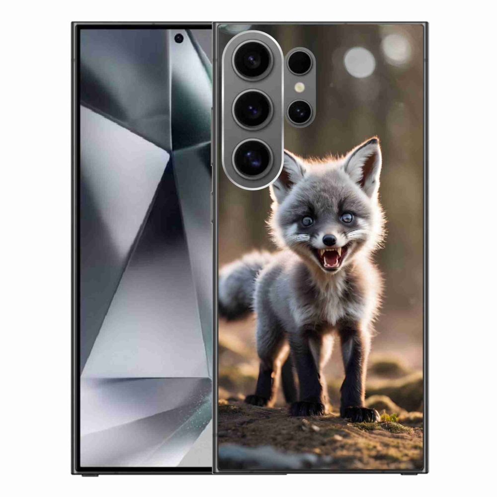 Gél védőhuzat mmCase Samsung Galaxy S24 Ultra - angry fox - dühös róka