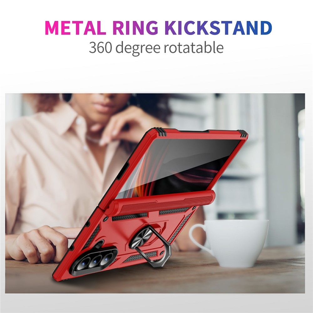 Gyűrűálló borítás Samsung Galaxy Z Fold7 5G készülékhez - piros