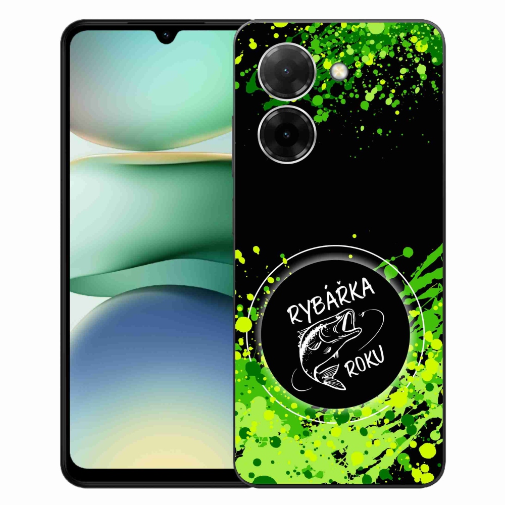 Gél borító mmCase for Xiaomi Redmi A5 (173.45x79.35x8.45mm) - az év horgásza fekete háttérrel