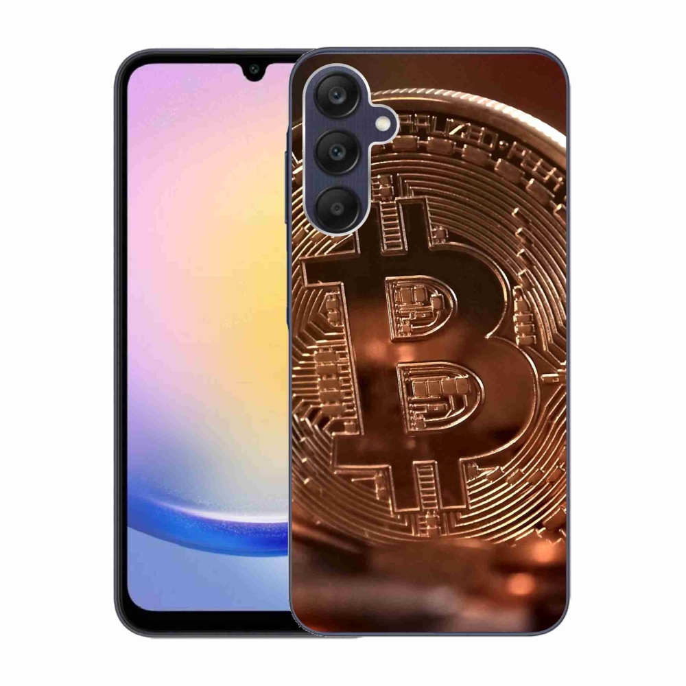 Gél borító mmCase a Samsung Galaxy A25 5G számára - bitcoin