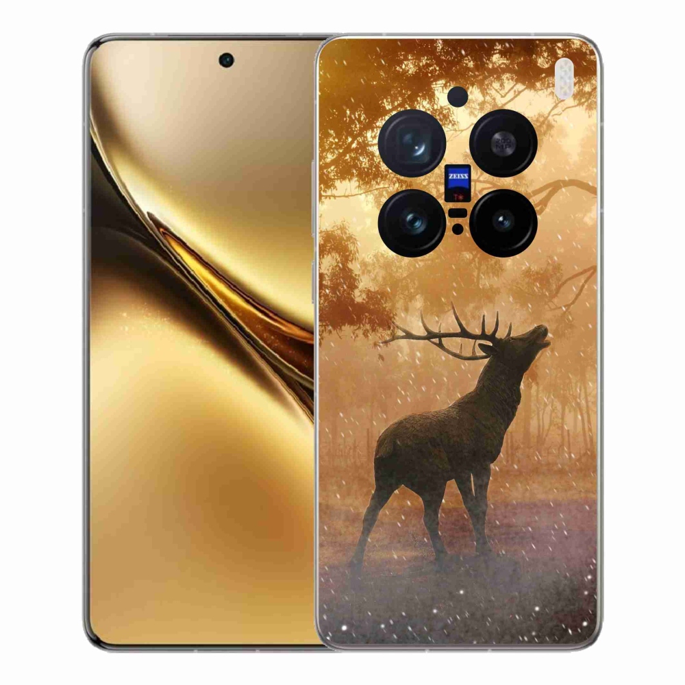 Zselés borítás mmCase a Vivo X200 Pro 5G-hez - szarvas a szarvasbőgésben