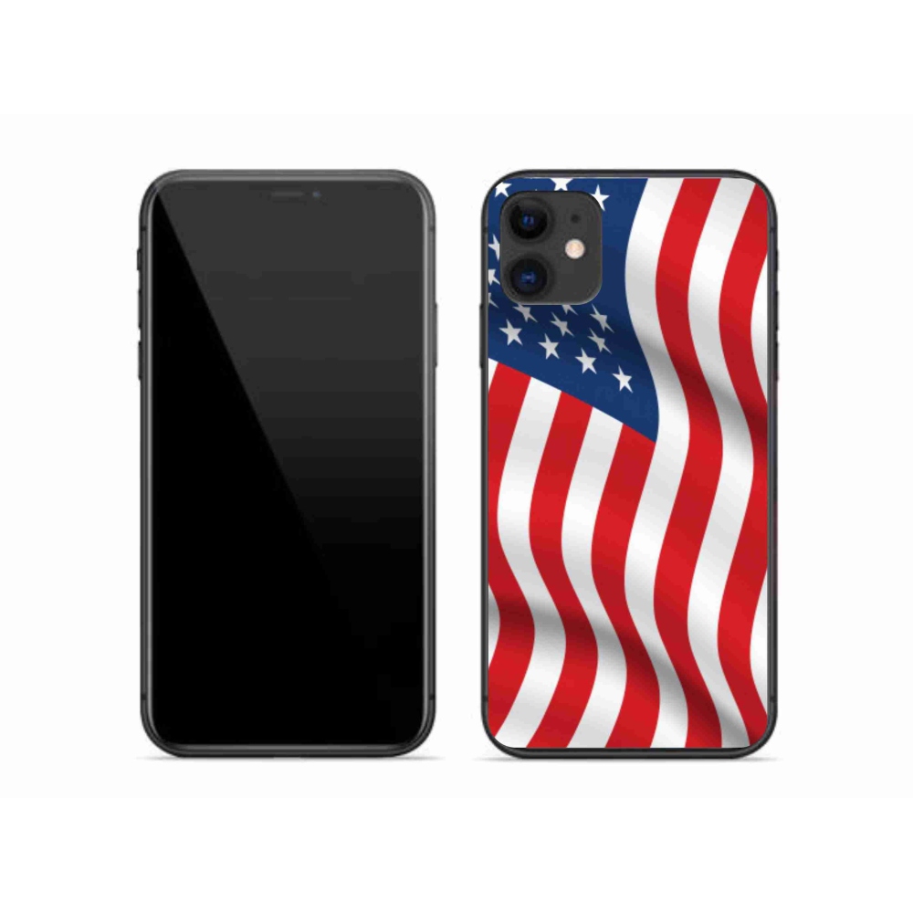 Zselés borítás mmCase iPhone 11 készülékhez - USA zászló
