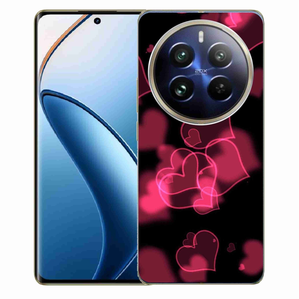 Gél védőburkolat mmCase a Realme 12 Pro 5G/12 Pro+ 5G készülékhez - piros szívek