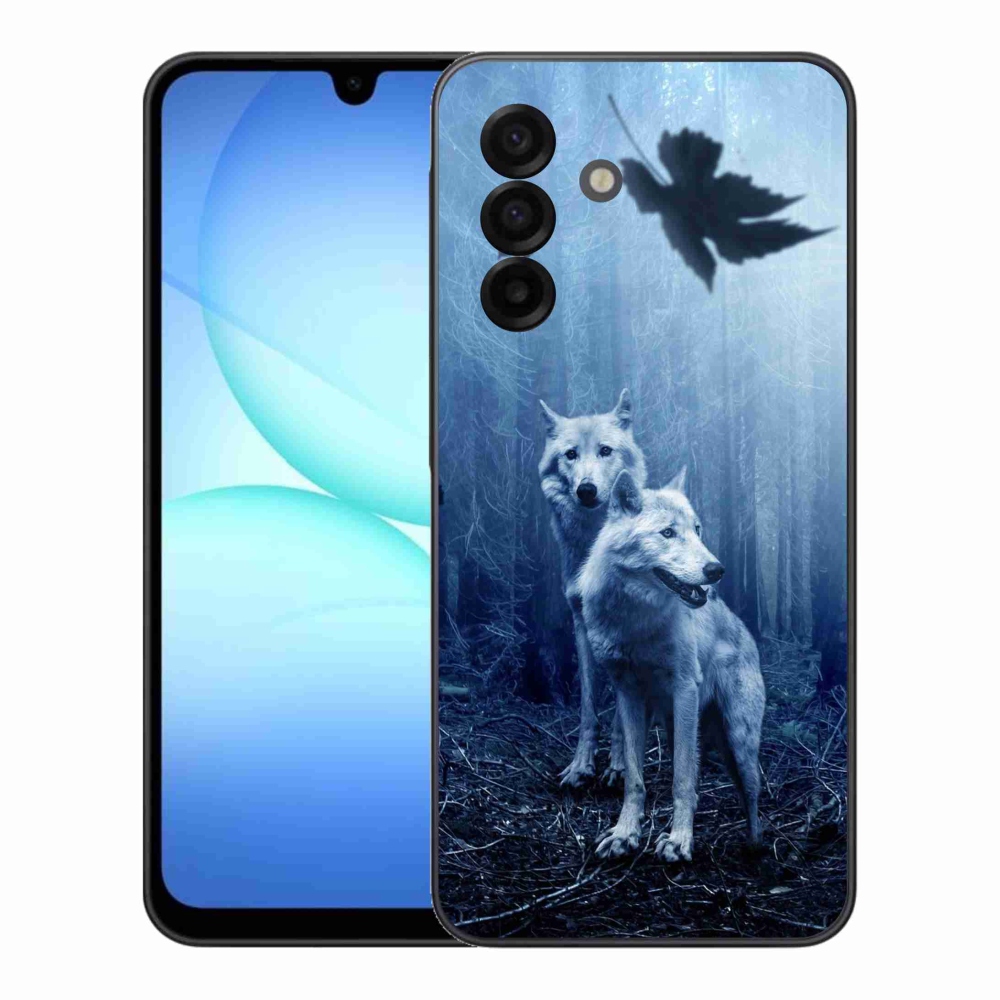 Zselés borítás mmCase Samsung Galaxy A17 4G/5G - farkasok az erdőben