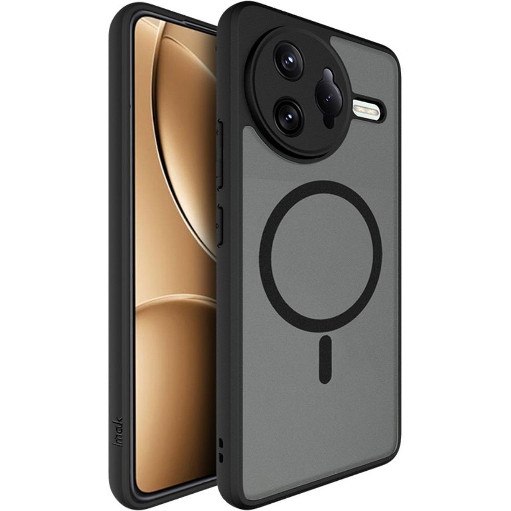 Matt zselés tok MagSafe tokkal a Xiaomi Poco F7 Ultra 5G-re - fekete