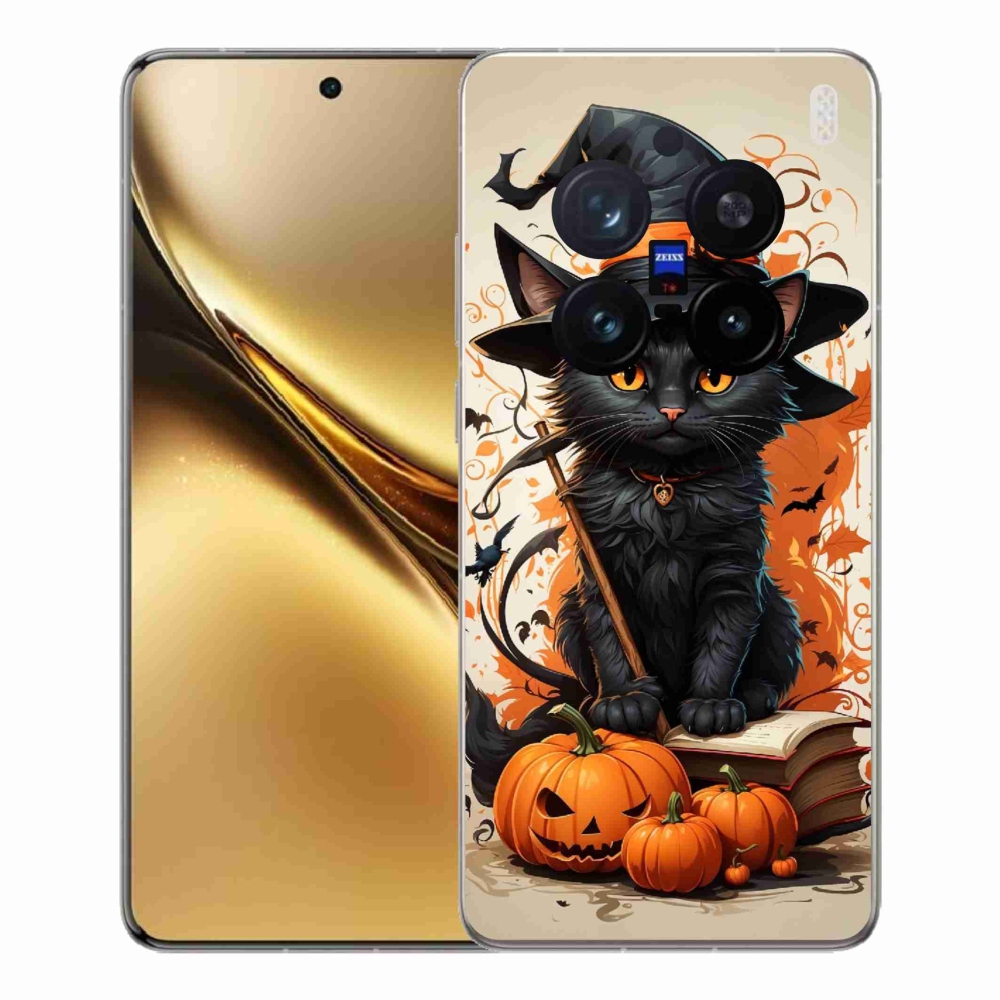 Zselés borítás mmCase a Vivo X200 Pro 5G készülékhez - cat wizard