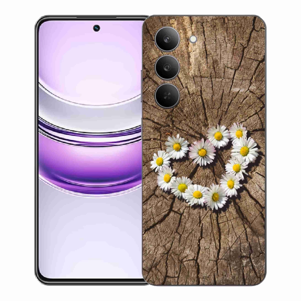 Gél borítás mmCase a Realme 14x 5G készülékhez - Százszorszép szív