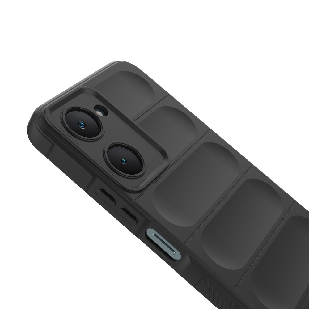 Rugg tartós zselés tok a Vivo Y28s 5G készülékhez - fekete