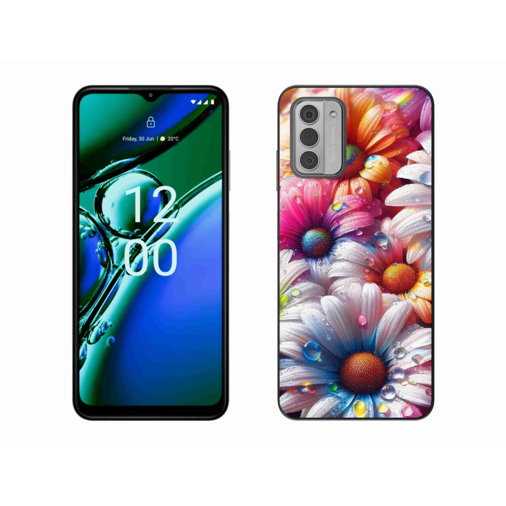 Zselés borító mmCase a Nokia G42 készülékhez - színes margaréták