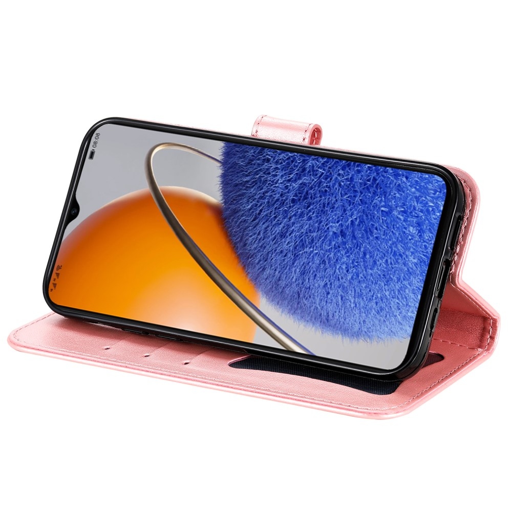 Mandala könyvtáska Huawei Nova Y61-hez - rózsaszín