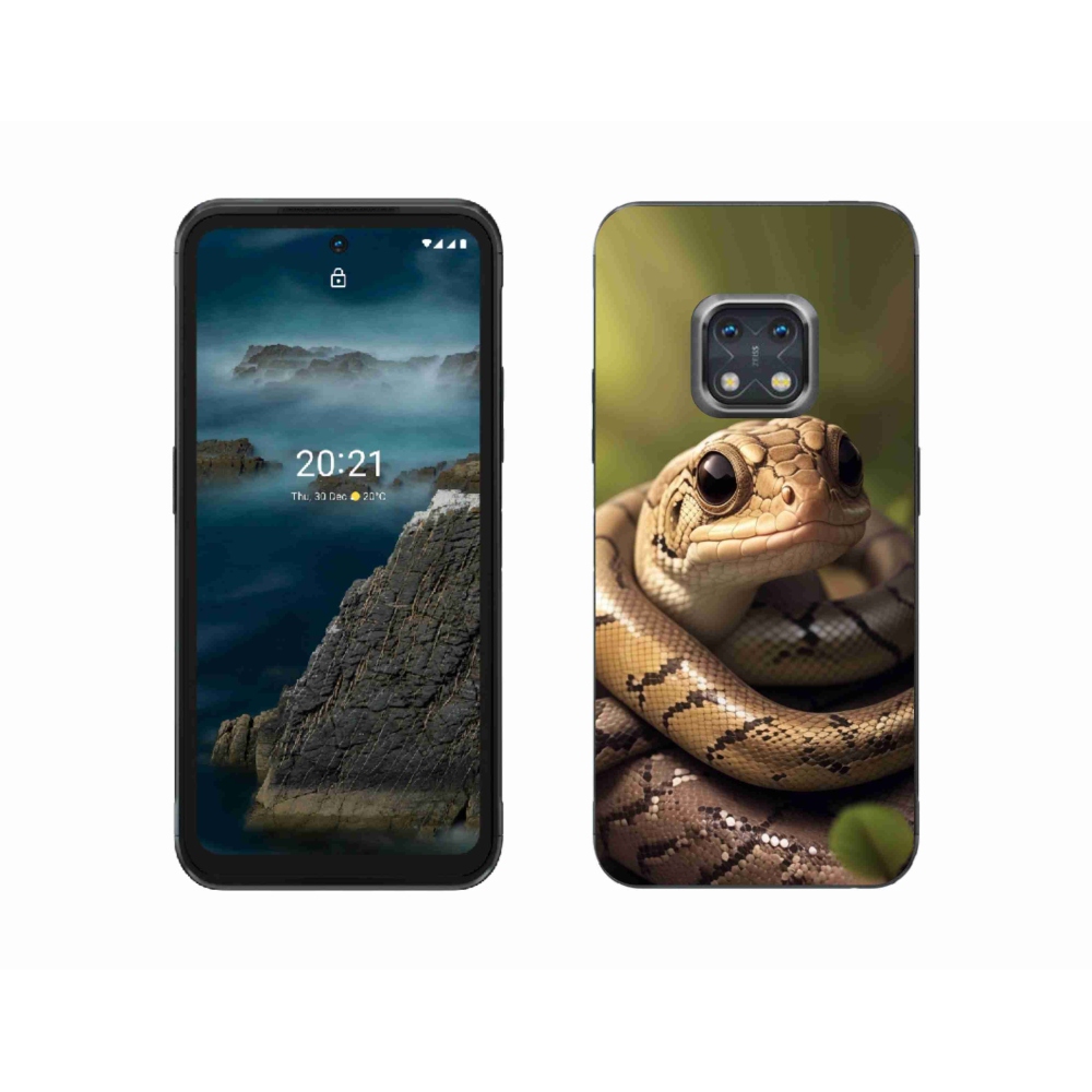 Zselés borítás mmCase a Nokia XR20 készülékhez - kígyó 1