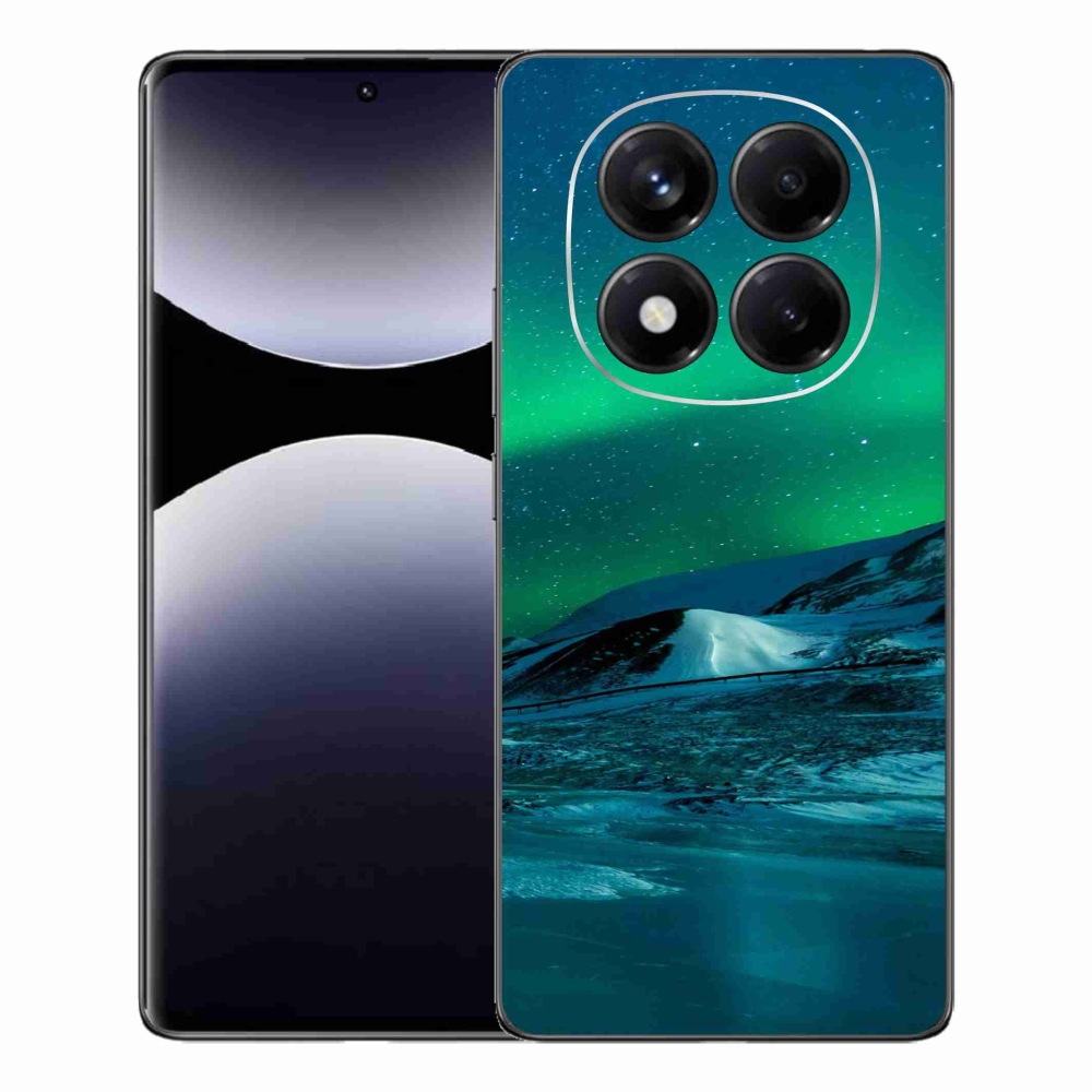 Gél borítás mmCase a Xiaomi Redmi Note 14 Pro-hoz - aurora borealis