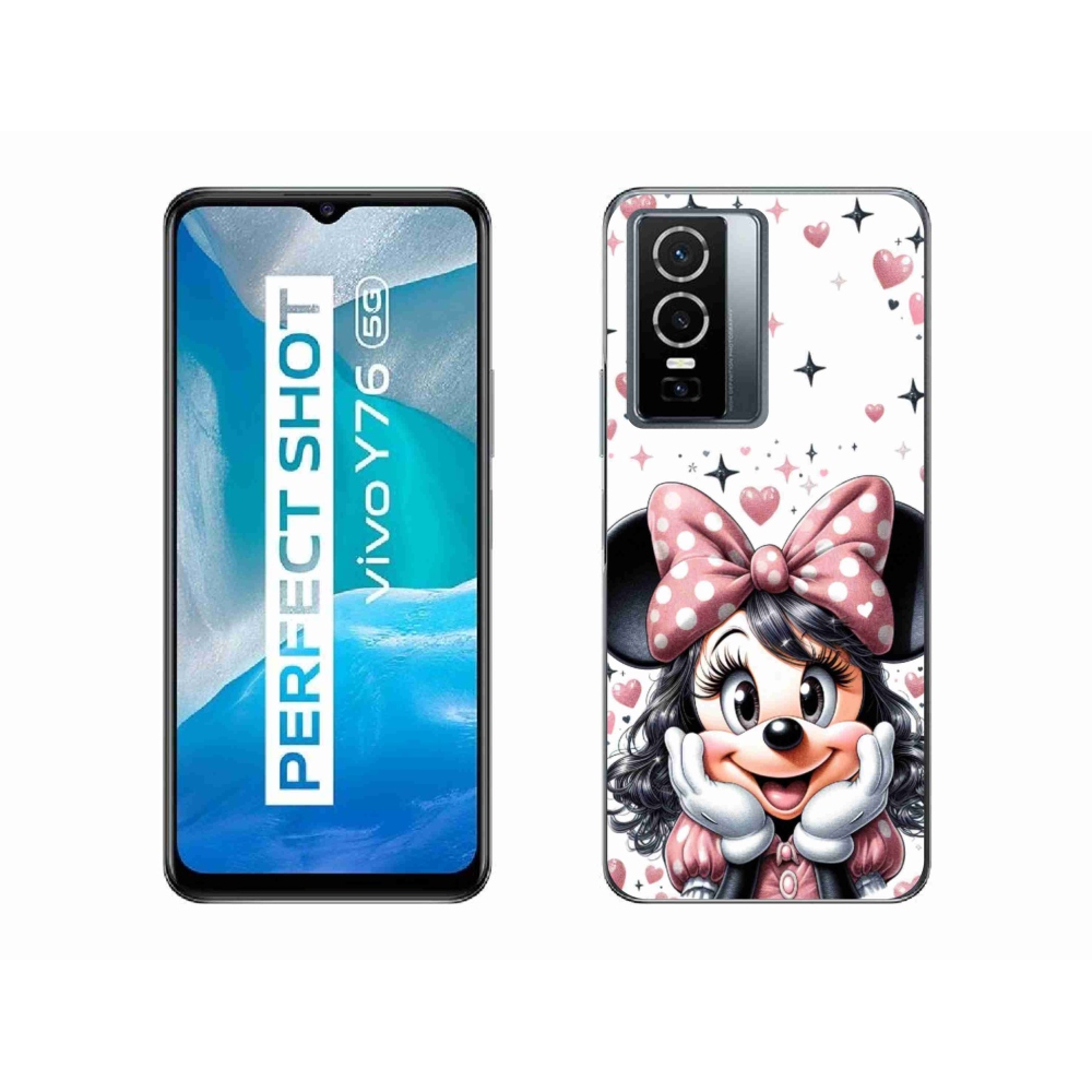 Zselés borítás mmCase a Vivo Y76 5G készülékhez - minnie