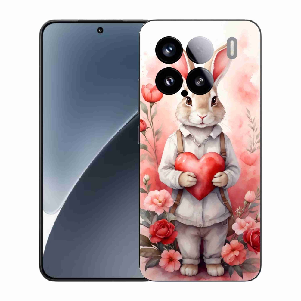 Gél borító mmCase a Xiaomi 15 - nyúl szívvel