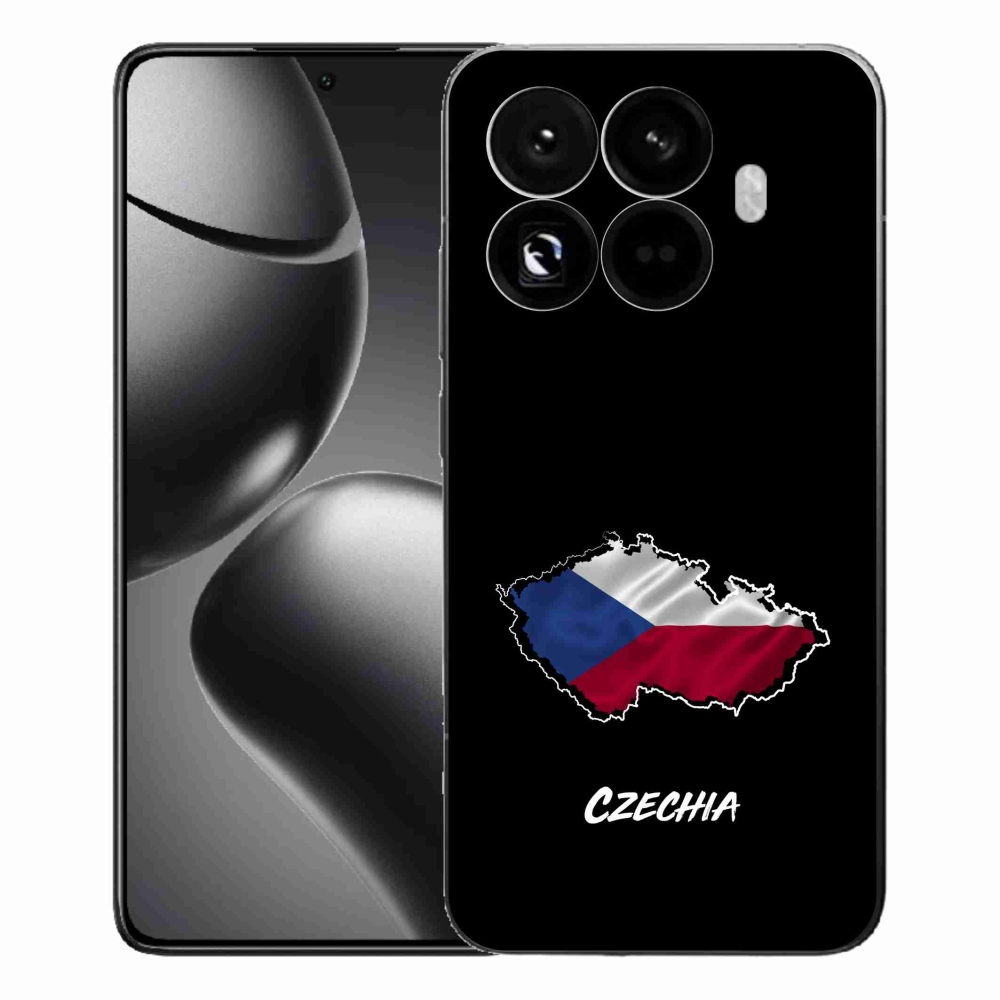 Gél borítás mmCase a Xiaomi 15T Pro - Csehország fekete háttérrel