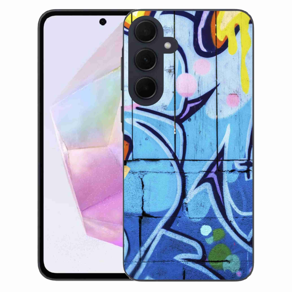 Zselés borítás mmCase Samsung Galaxy A35 5G - graffiti