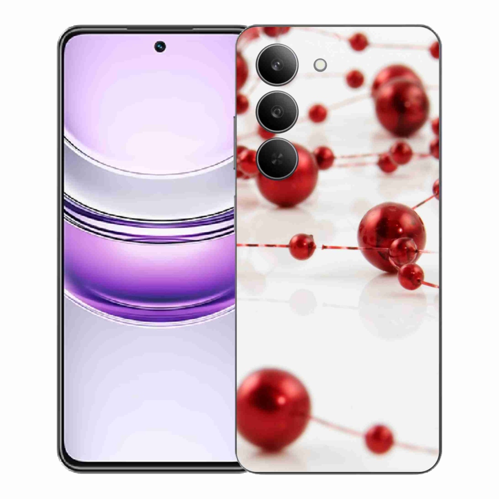 Gél borító mmCase a Realme 14x 5G készülékhez - karácsonyi lánc