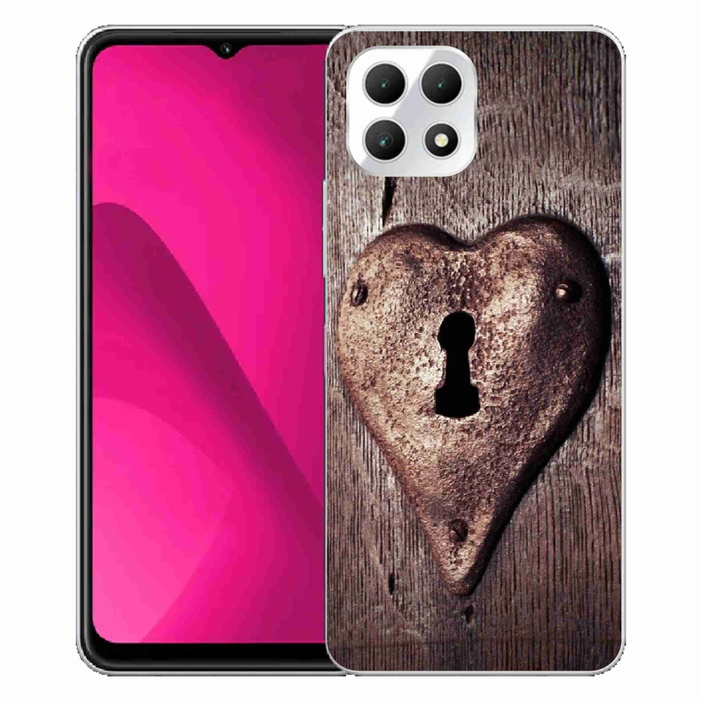 Zselés borítás mmCase a T-Mobile T Phone 2 készülékhez - szív alakú zárral