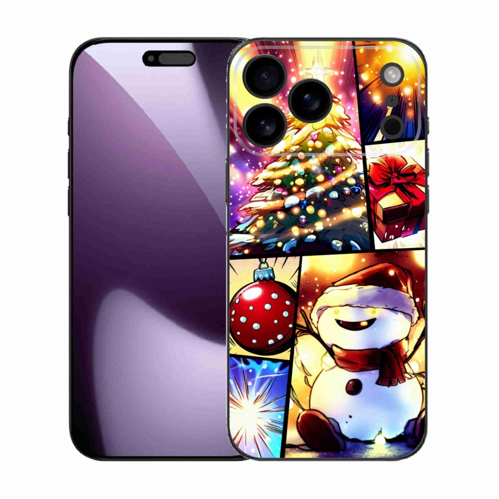 Gél borítás mmCase iPhone 17 Pro Max készülékhez - karácsonyi motívumok 1