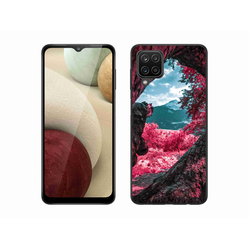 Gél borítás mmCase Samsung Galaxy M12 készülékhez - hegyi kilátás